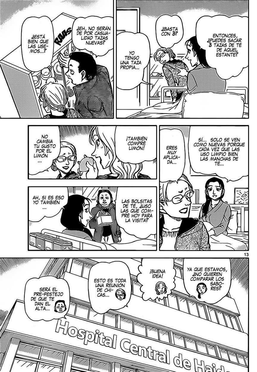 Detective Conan Capitulo 888: La tensa reunión de té página 14