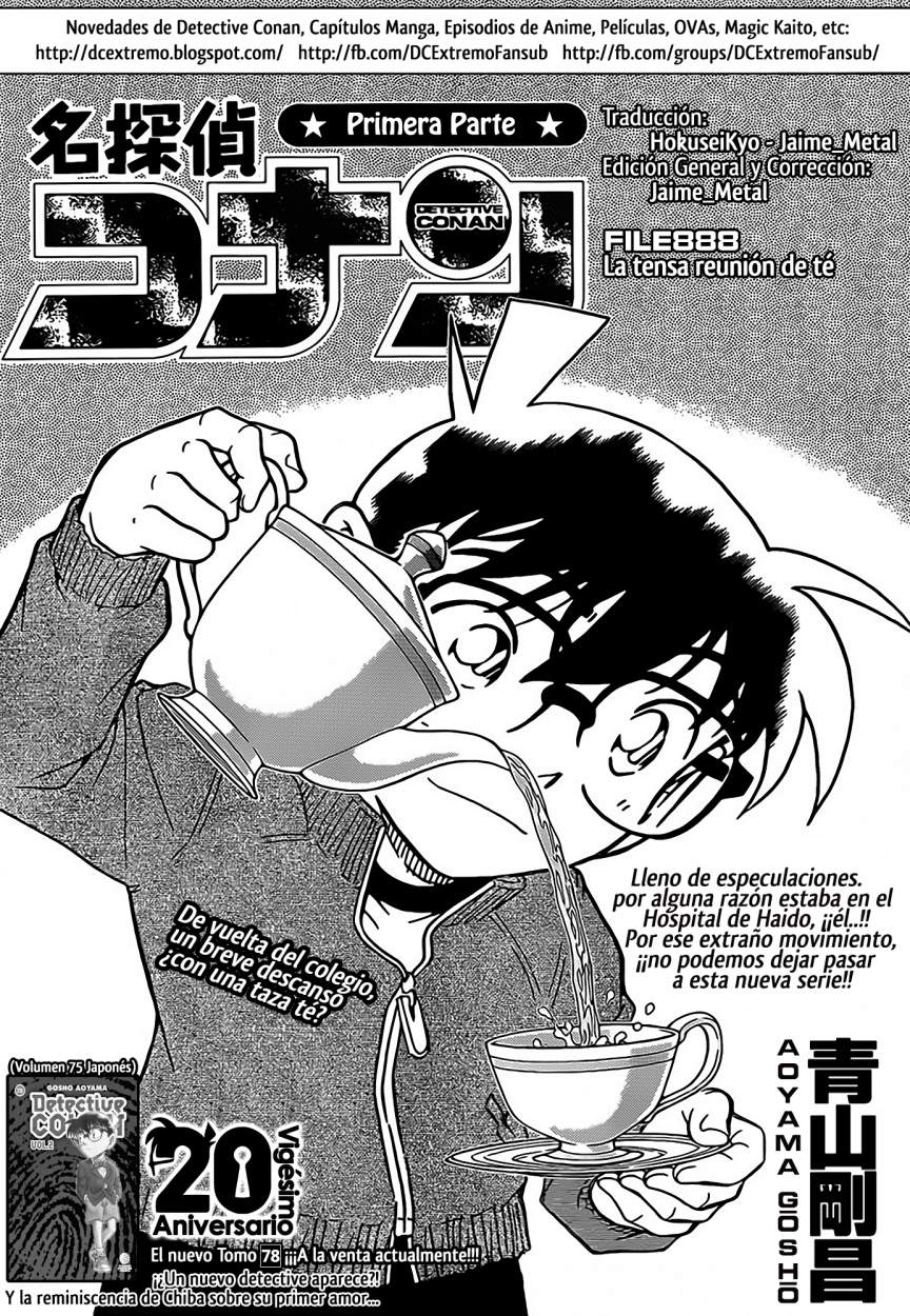 Detective Conan Capitulo 888: La tensa reunión de té página 2