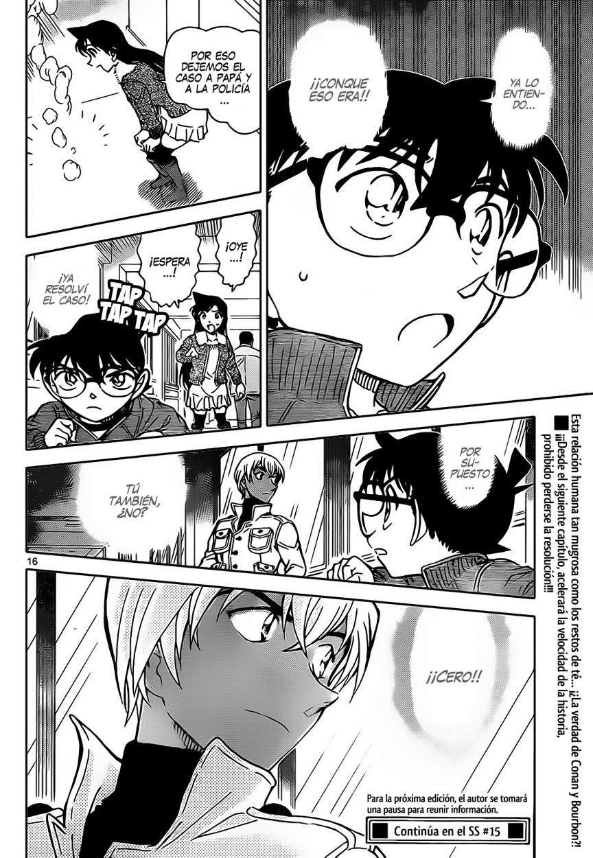 Detective Conan Capitulo 889: Cero página 17
