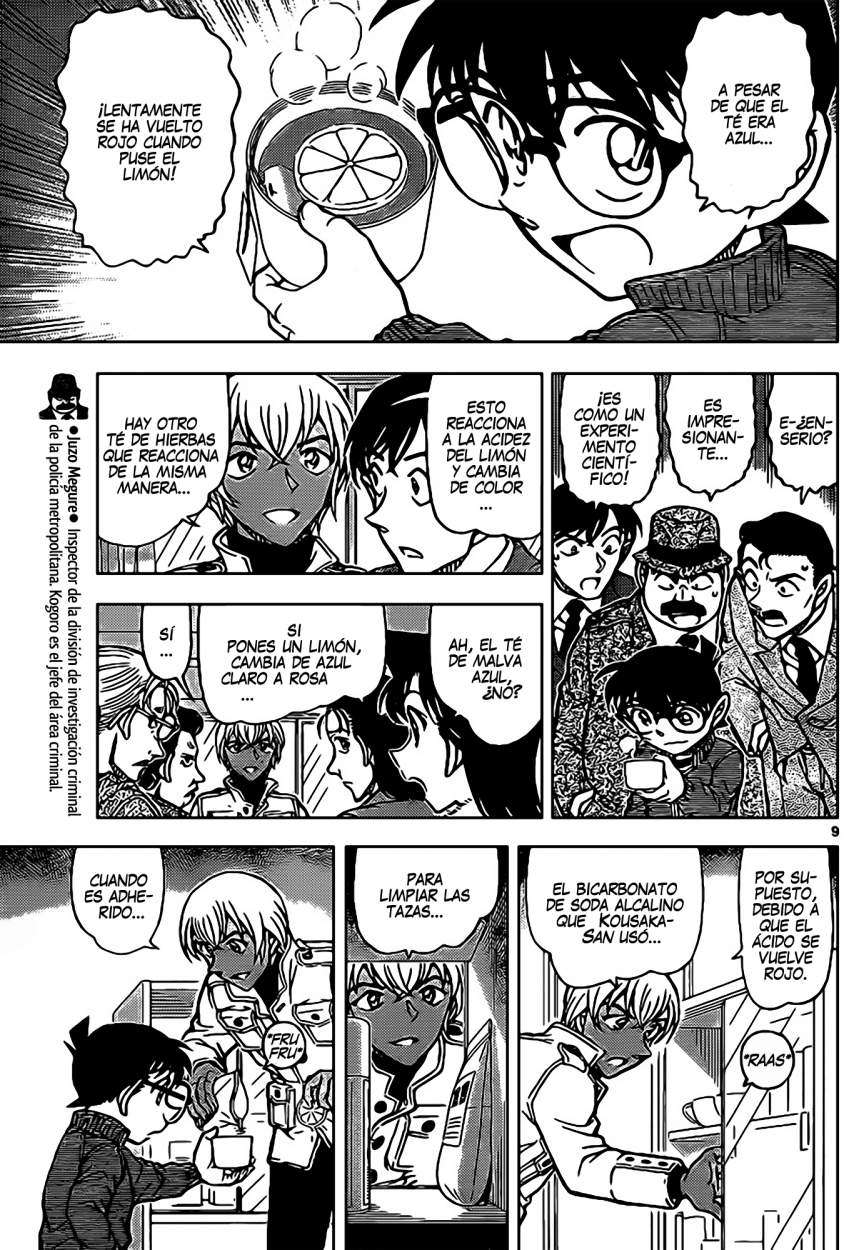 Detective Conan Capitulo 890: Salpicaduras de sangre en alta velocidad página 10