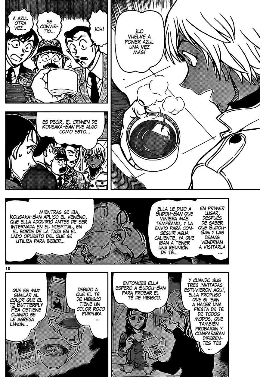 Detective Conan Capitulo 890: Salpicaduras de sangre en alta velocidad página 11