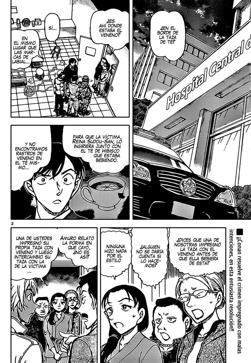 Detective Conan Capitulo 890: Salpicaduras de sangre en alta velocidad página 3