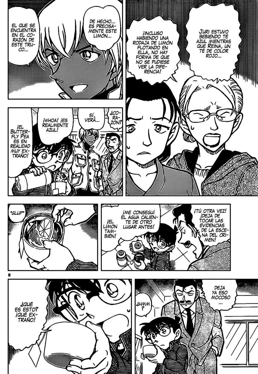 Detective Conan Capitulo 890: Salpicaduras de sangre en alta velocidad página 9