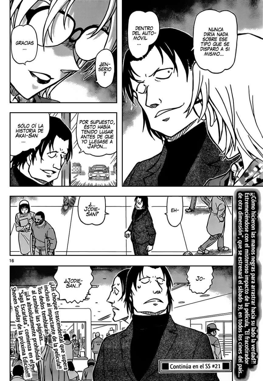 Detective Conan Capitulo 893: La persecución de Bourbon, el Prólogo Escarlata página 17