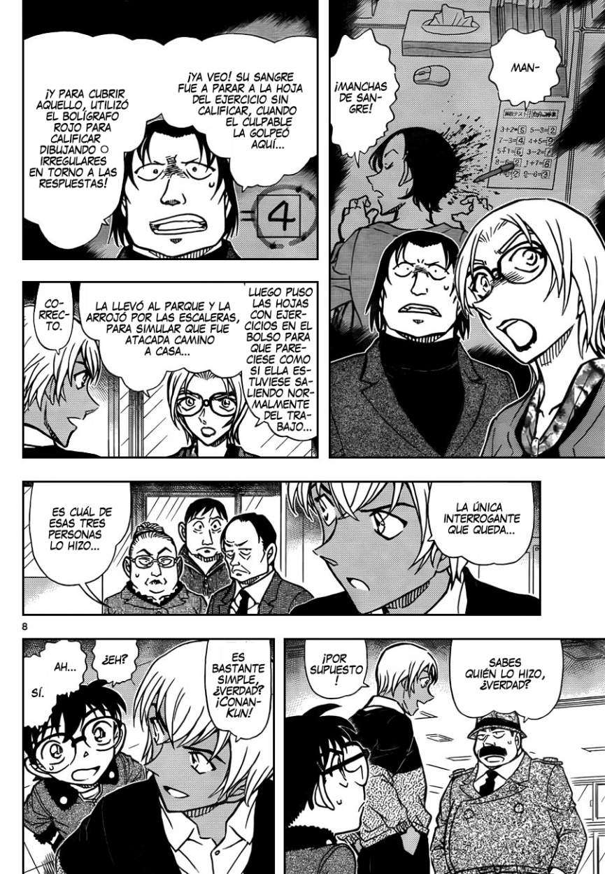 Detective Conan Capitulo 893: La persecución de Bourbon, el Prólogo Escarlata página 9