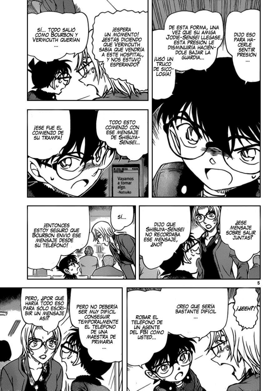 Detective Conan Capitulo 894: La sospecha Escarlata página 6