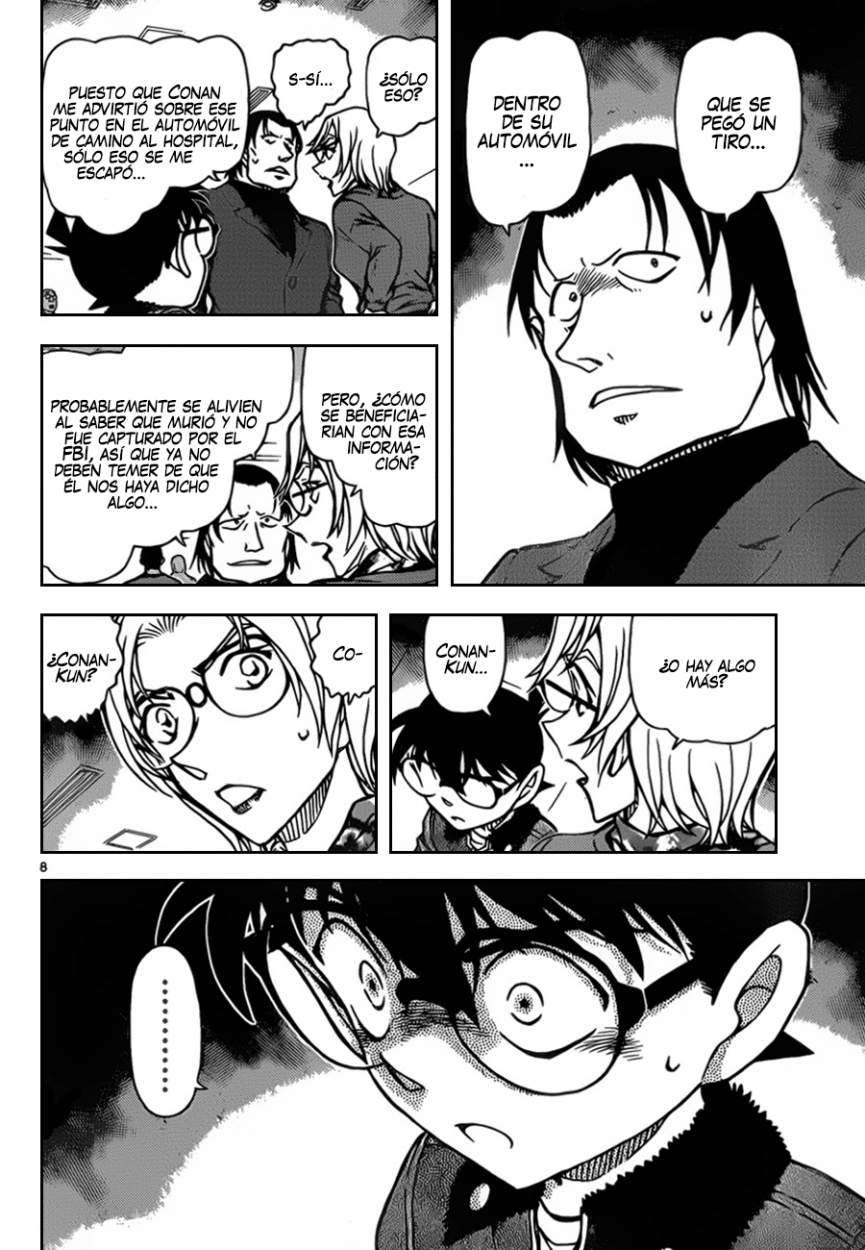 Detective Conan Capitulo 894: La sospecha Escarlata página 9