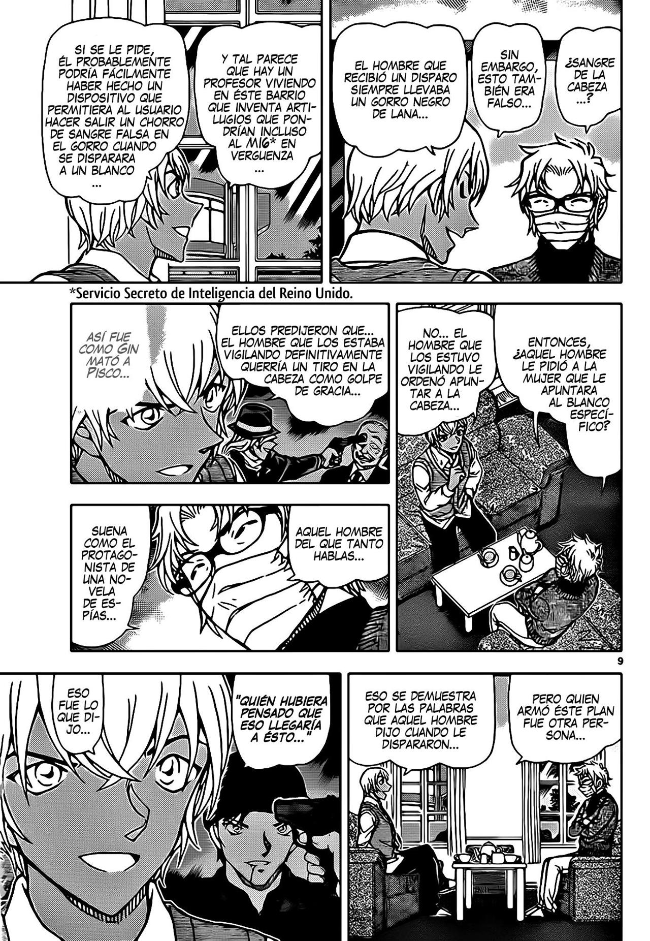 Detective Conan Capitulo 895: Interrogatorio Escarlata página 10