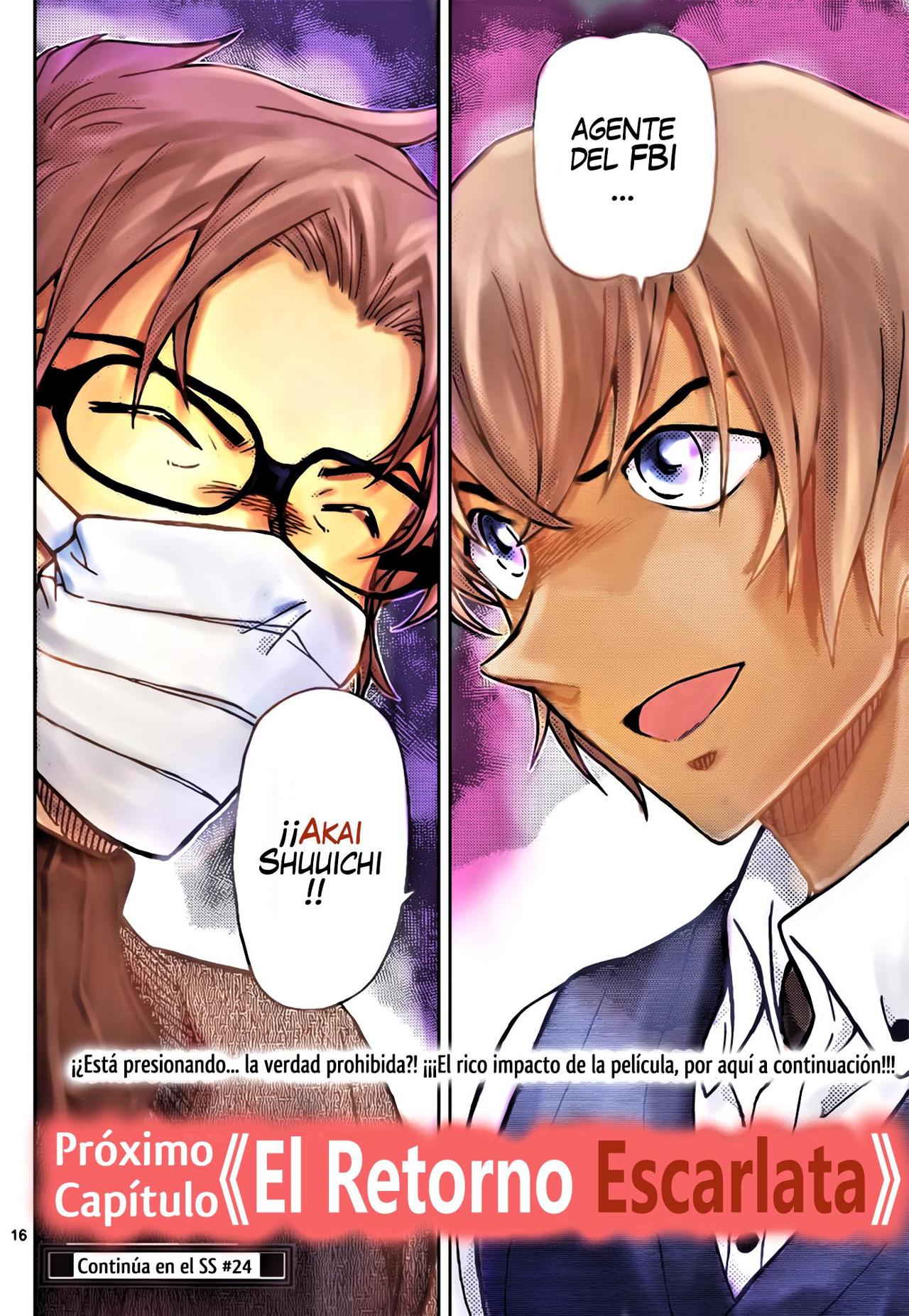 Detective Conan Capitulo 895: Interrogatorio Escarlata página 18