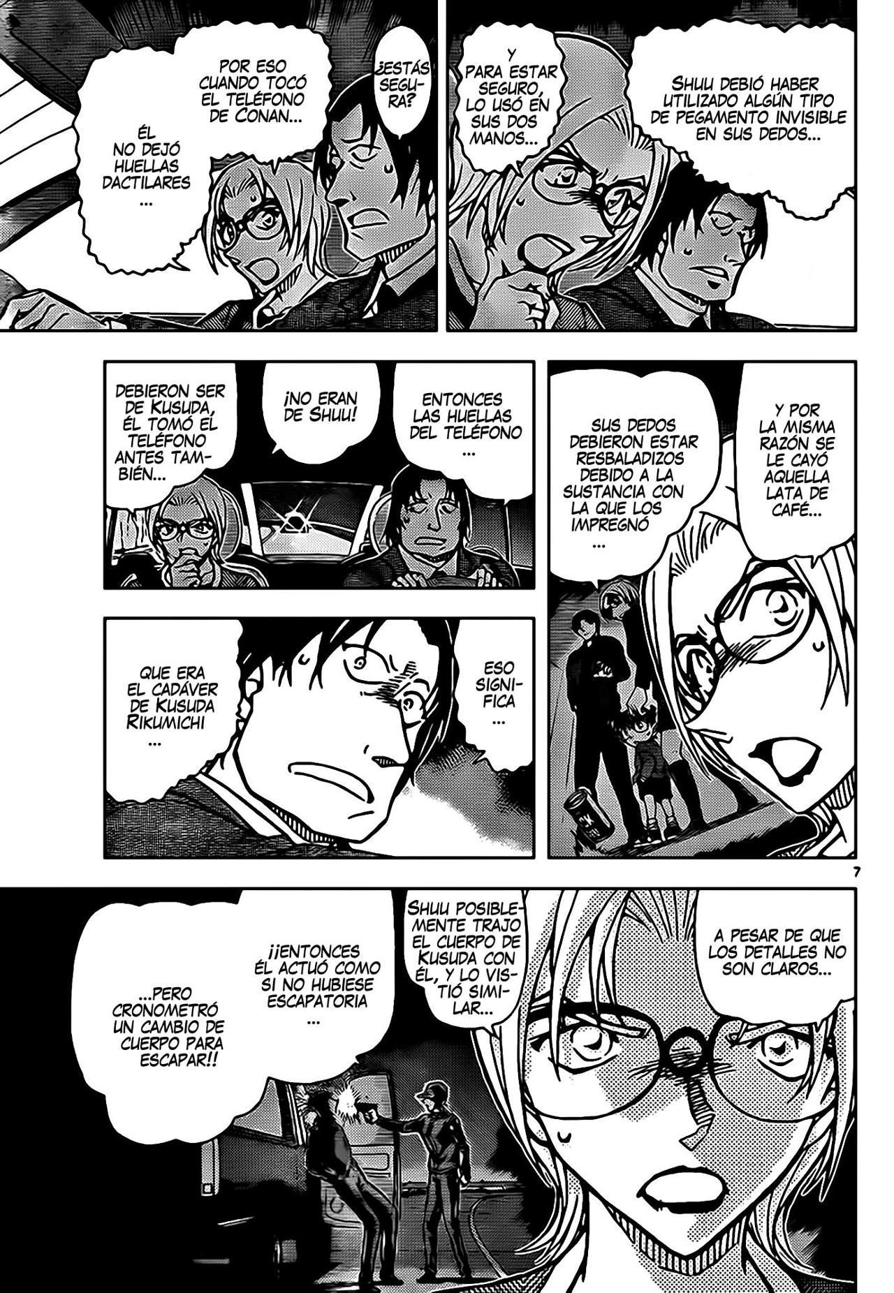Detective Conan Capitulo 895: Interrogatorio Escarlata página 8