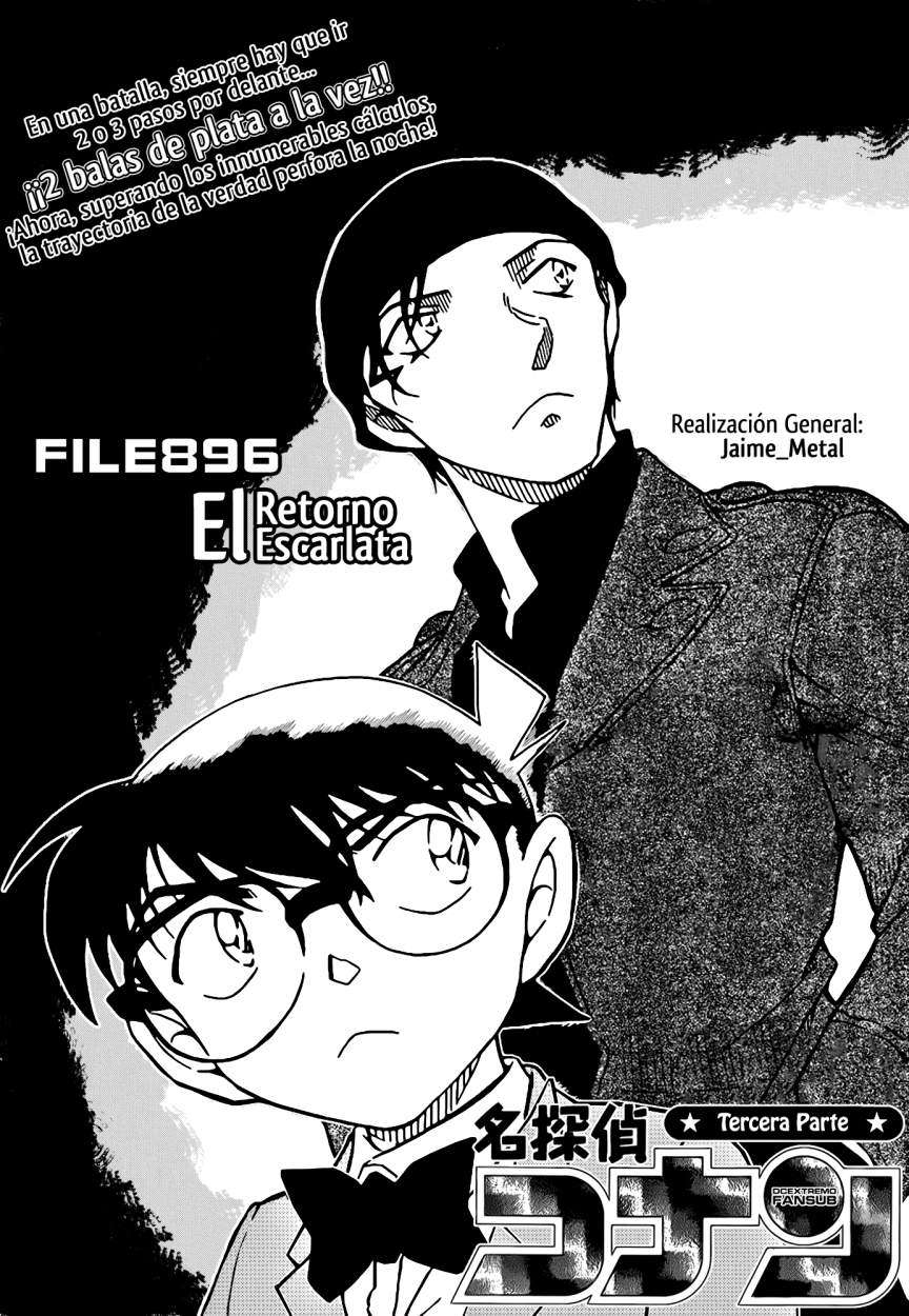 Detective Conan Capitulo 896: El retorno Escarlata página 2