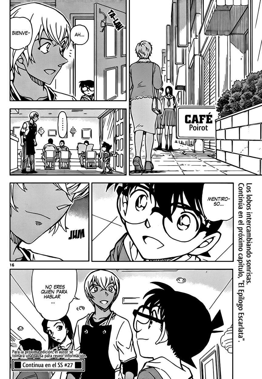 Detective Conan Capitulo 897: La verdad Escarlata página 17