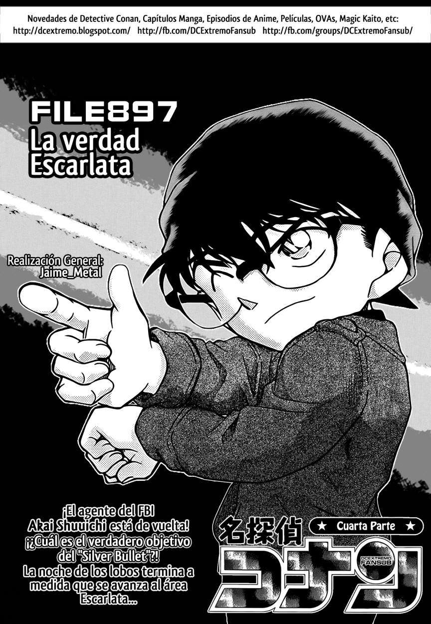 Detective Conan Capitulo 897: La verdad Escarlata página 2