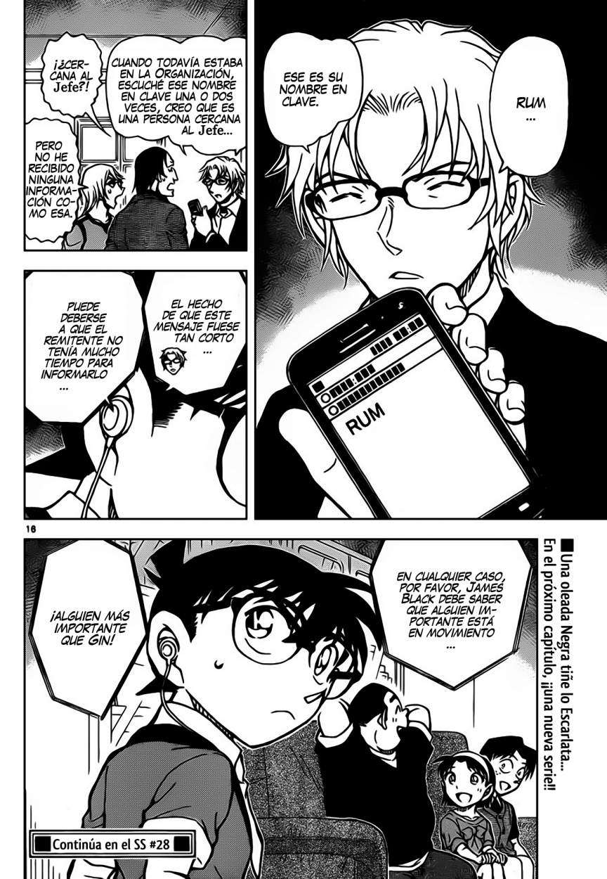 Detective Conan Capitulo 898: El Epílogo Escarlata página 17