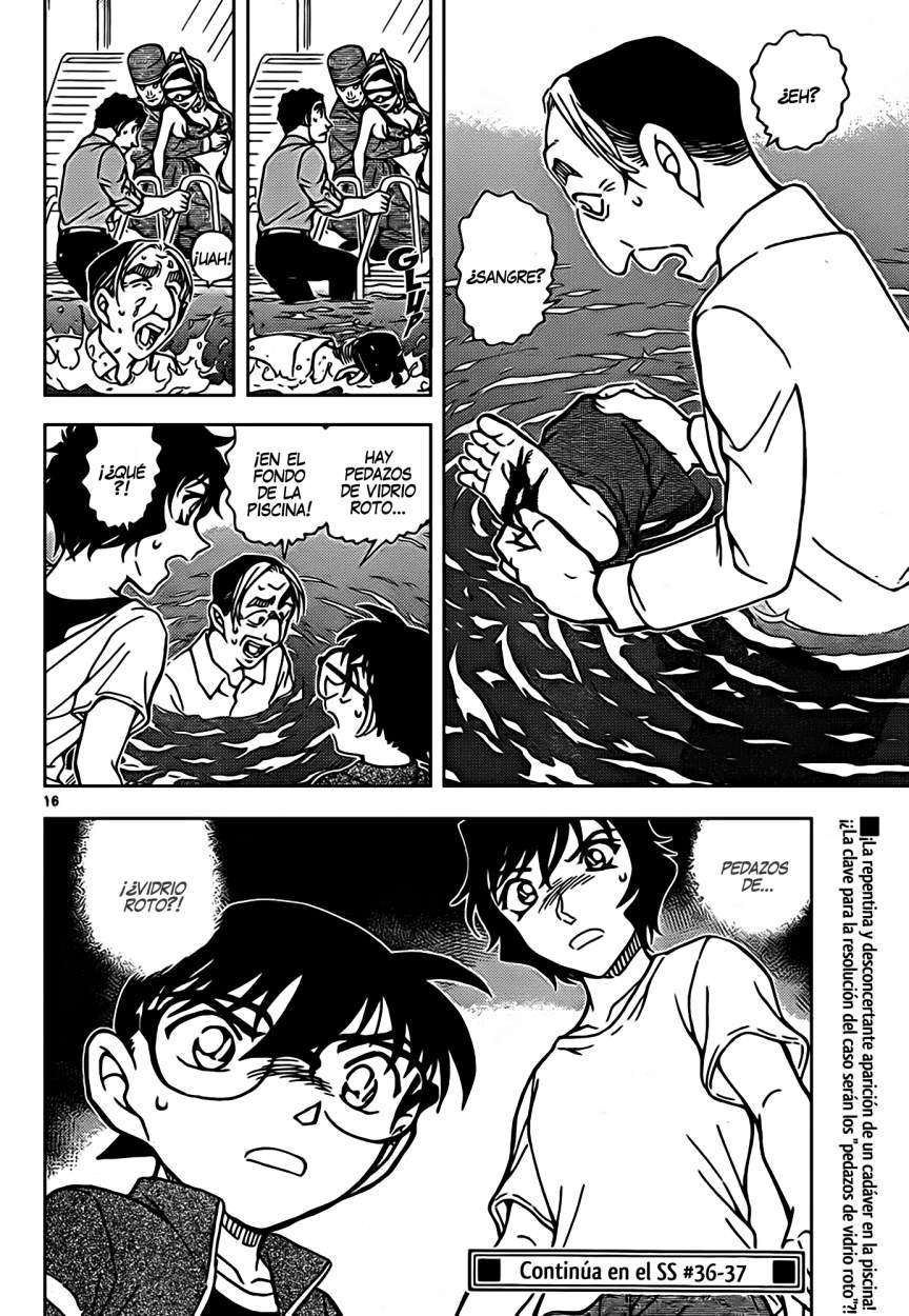Detective Conan Capitulo 903: El cadáver en el fondo de la piscina página 17