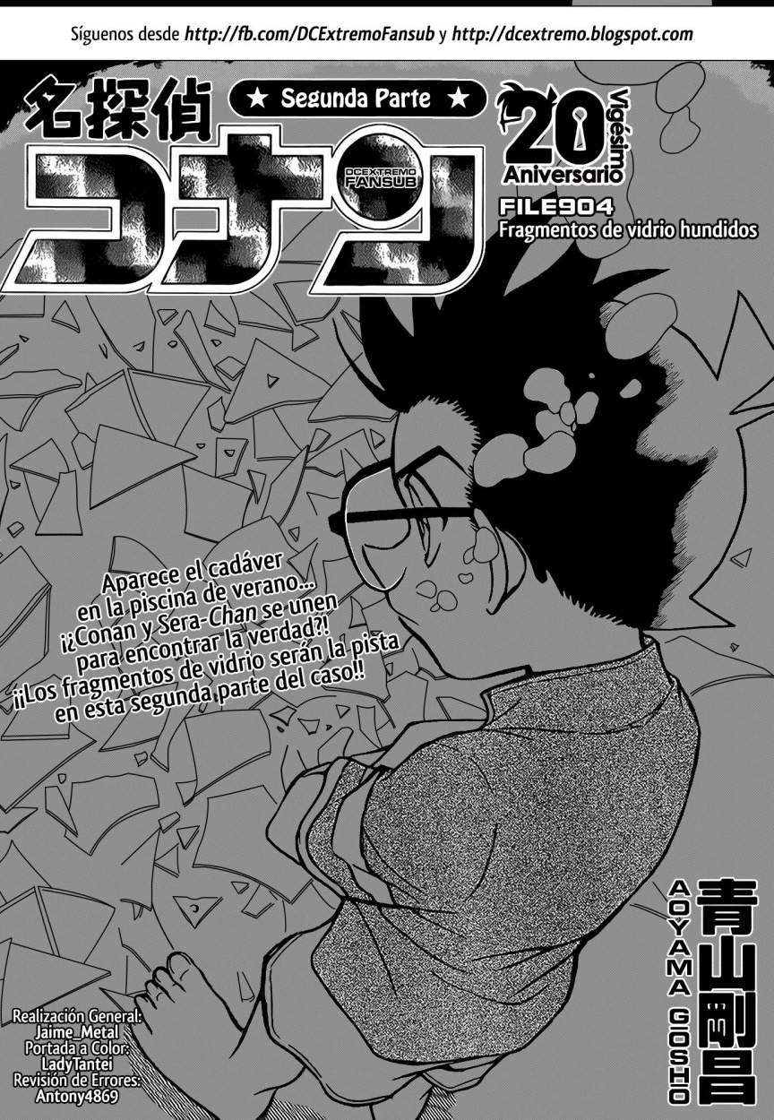 Detective Conan Capitulo 904: Fragmentos de vidrio hundidos página 2