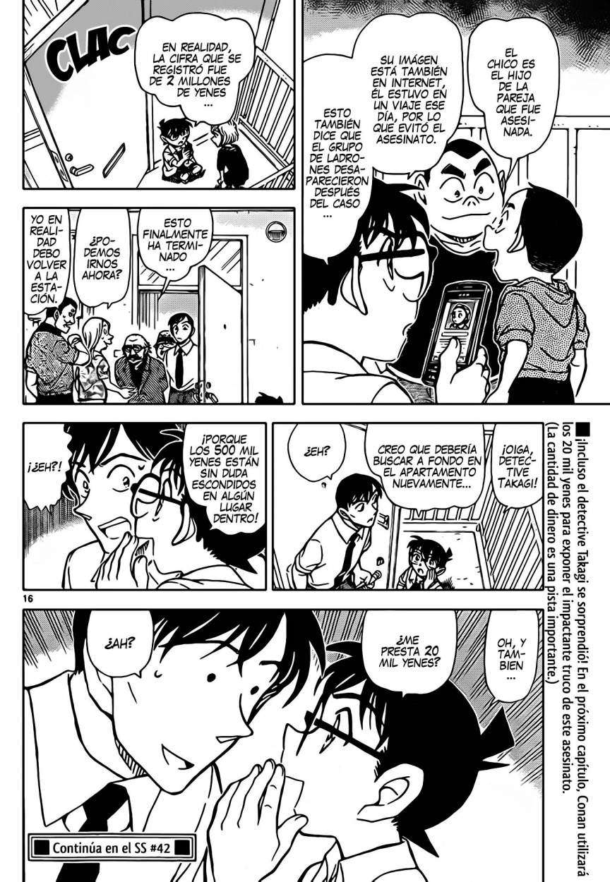 Detective Conan Capitulo 907: Dudosos testimonios página 17