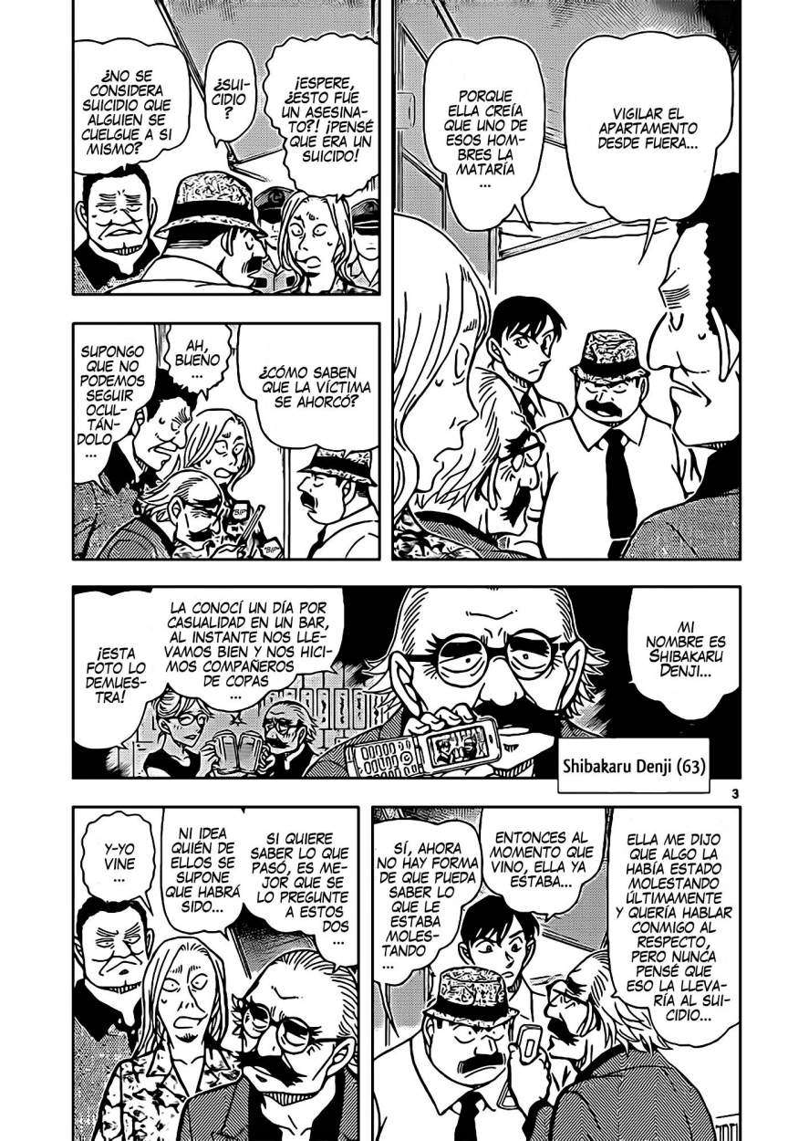 Detective Conan Capitulo 907: Dudosos testimonios página 4