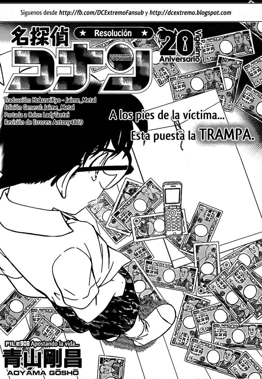 Detective Conan Capitulo 908: Apostando la vida... página 2