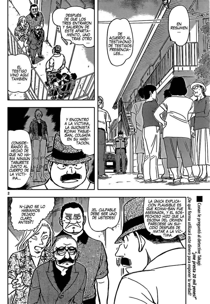 Detective Conan Capitulo 908: Apostando la vida... página 3