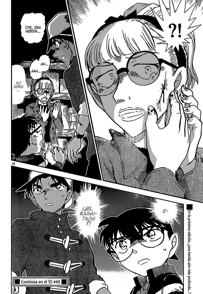 Detective Conan Capitulo 909: El Kamaitachi está llegando página 16