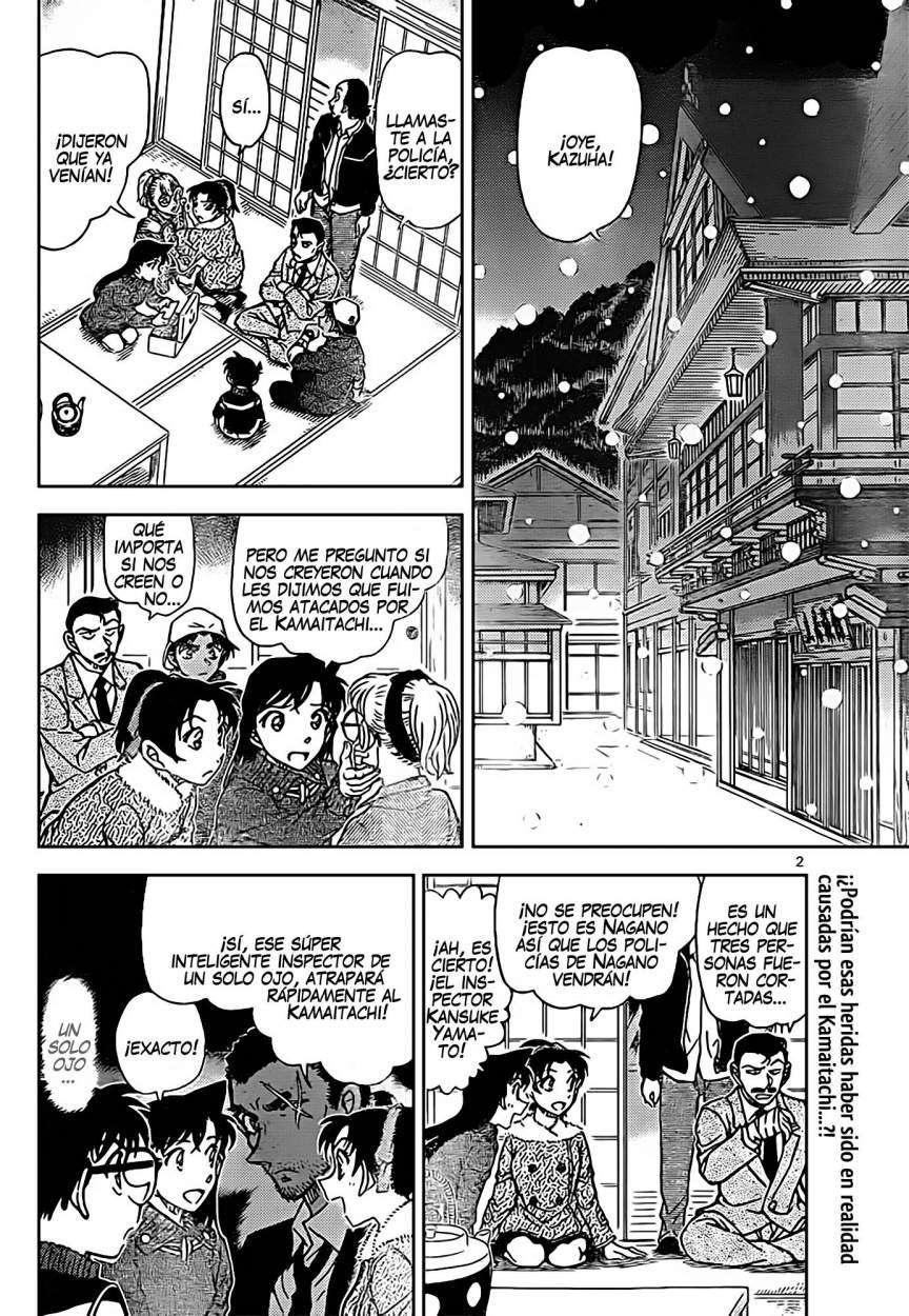Detective Conan Capitulo 910: El asesino Kamaitachi página 3