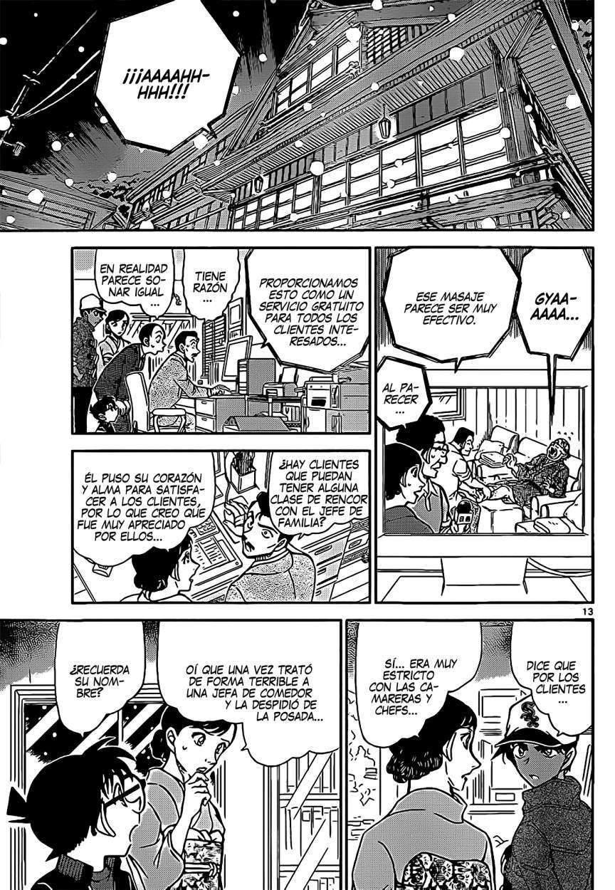 Detective Conan Capitulo 911: La ruta de acceso del Kamaitachi página 14