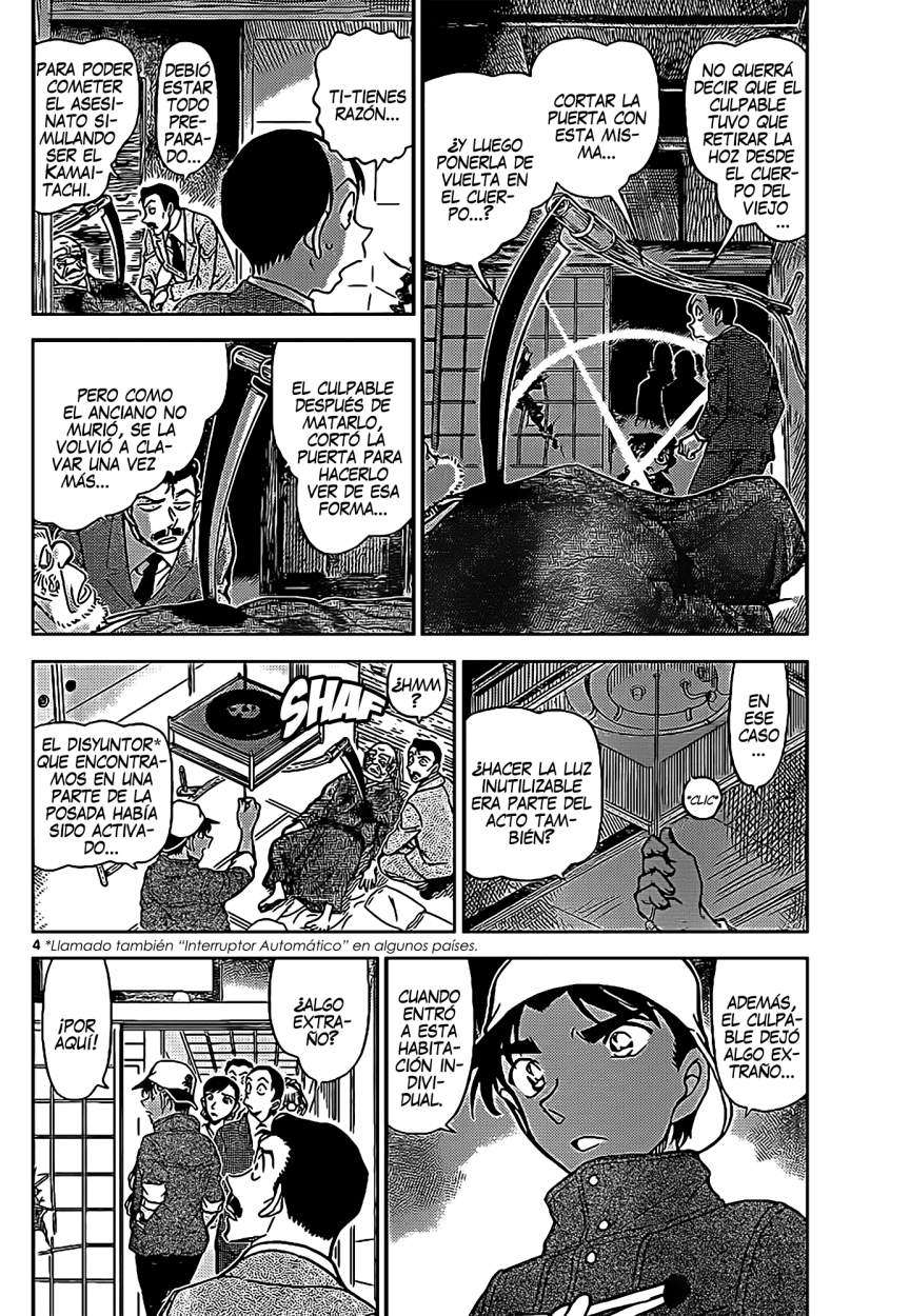 Detective Conan Capitulo 911: La ruta de acceso del Kamaitachi página 5