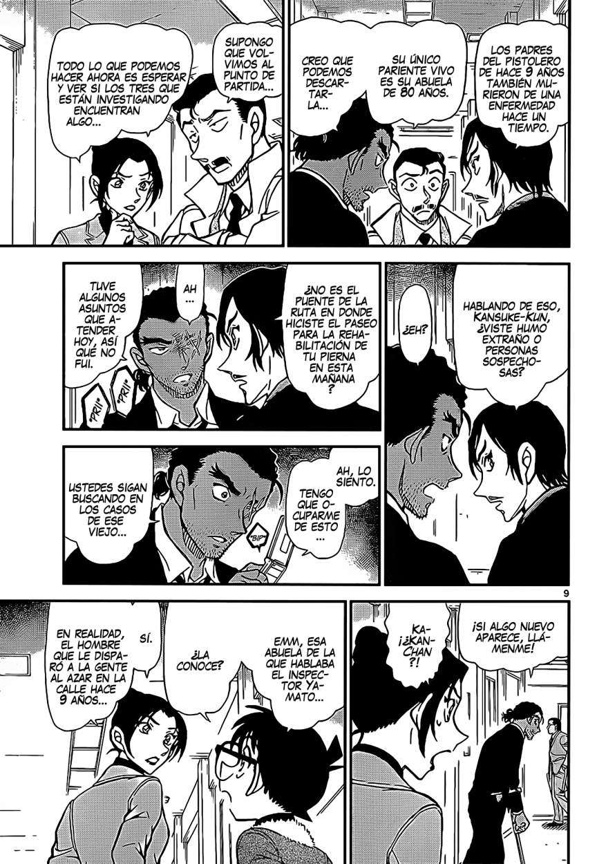 Detective Conan Capitulo 914: Huellas y la Asociación del Pájaro Carpintero página 10