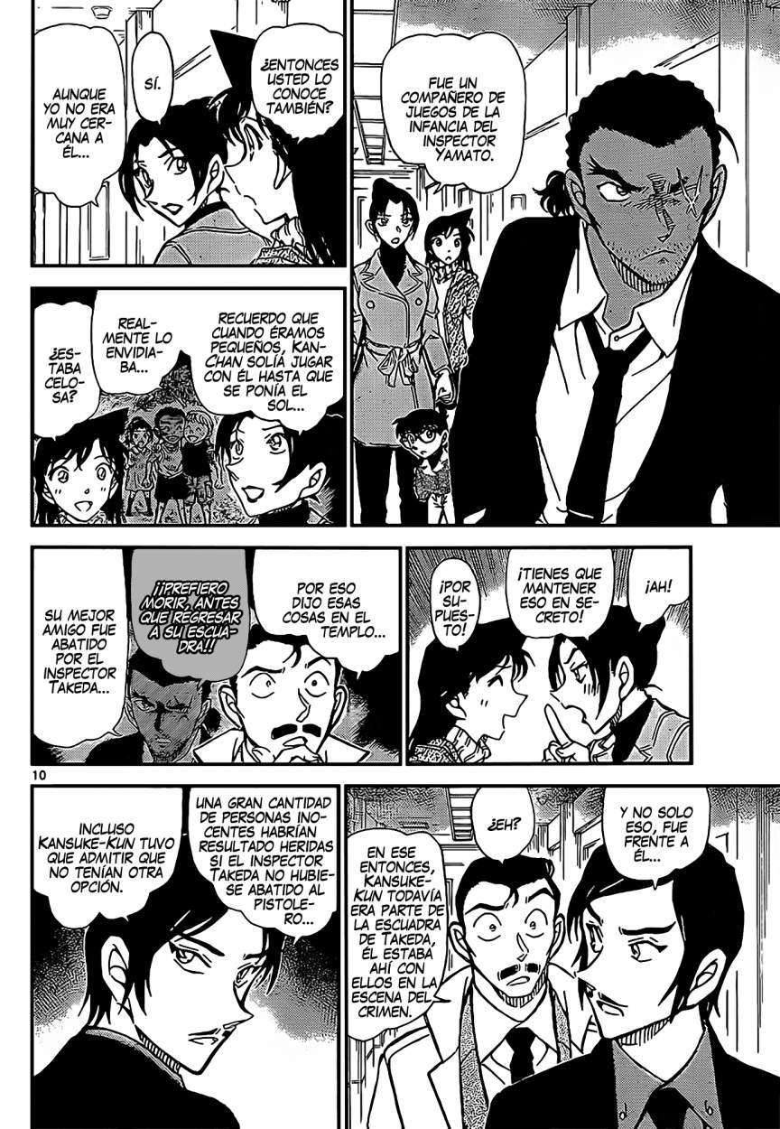 Detective Conan Capitulo 914: Huellas y la Asociación del Pájaro Carpintero página 11