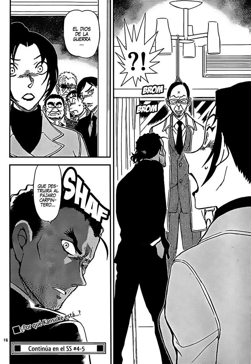 Detective Conan Capitulo 914: Huellas y la Asociación del Pájaro Carpintero página 17