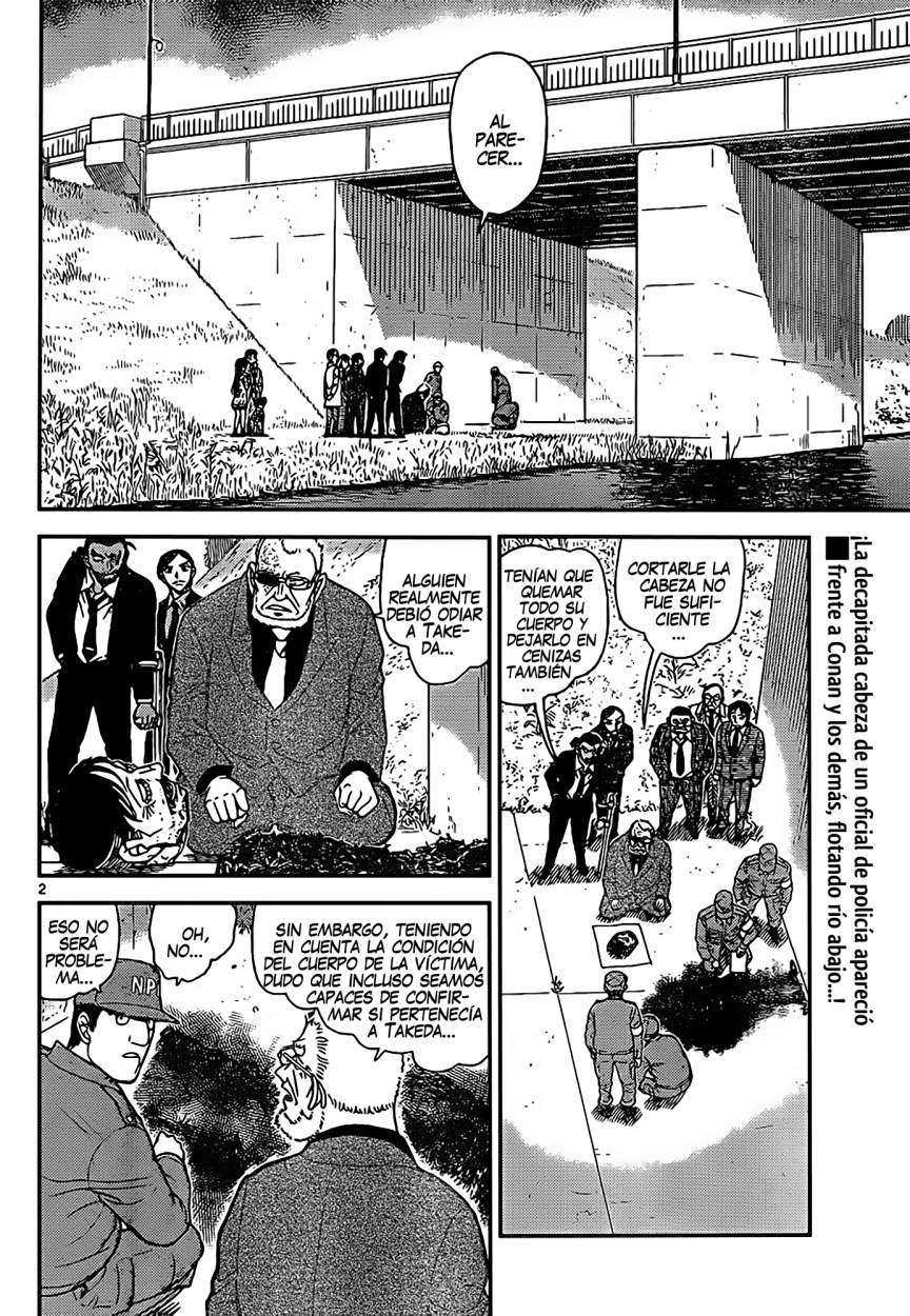 Detective Conan Capitulo 914: Huellas y la Asociación del Pájaro Carpintero página 3