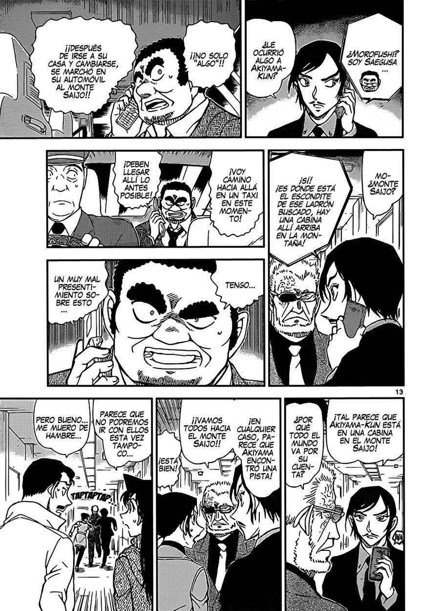 Detective Conan Capitulo 915: ¡Hacia el Monte Saijo...! página 14