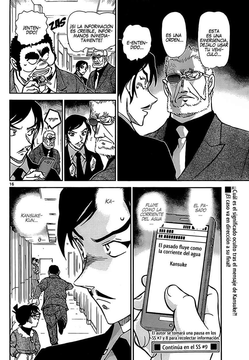 Detective Conan Capitulo 916: El pasado fluye como la corriente del agua página 17