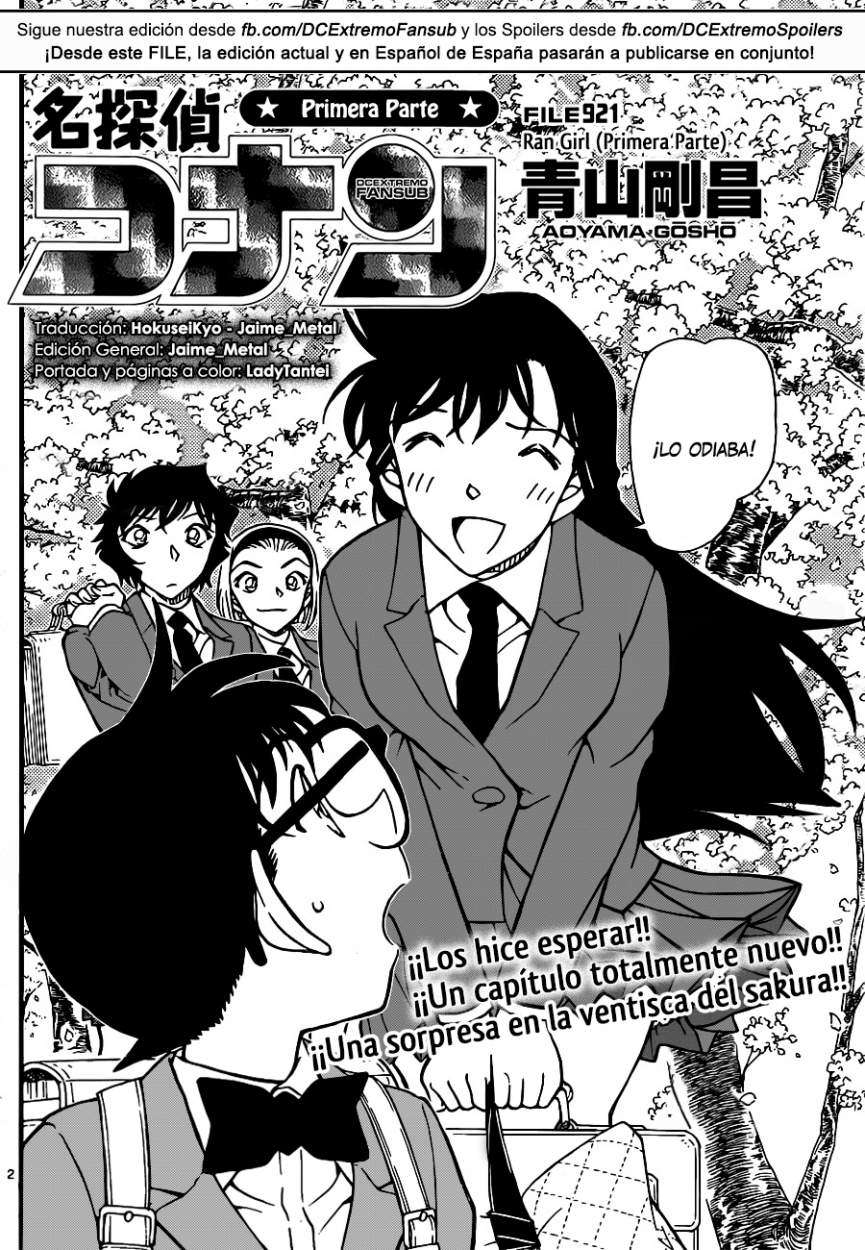Detective Conan Capitulo 921: Ran Girl (Primera Parte) página 2