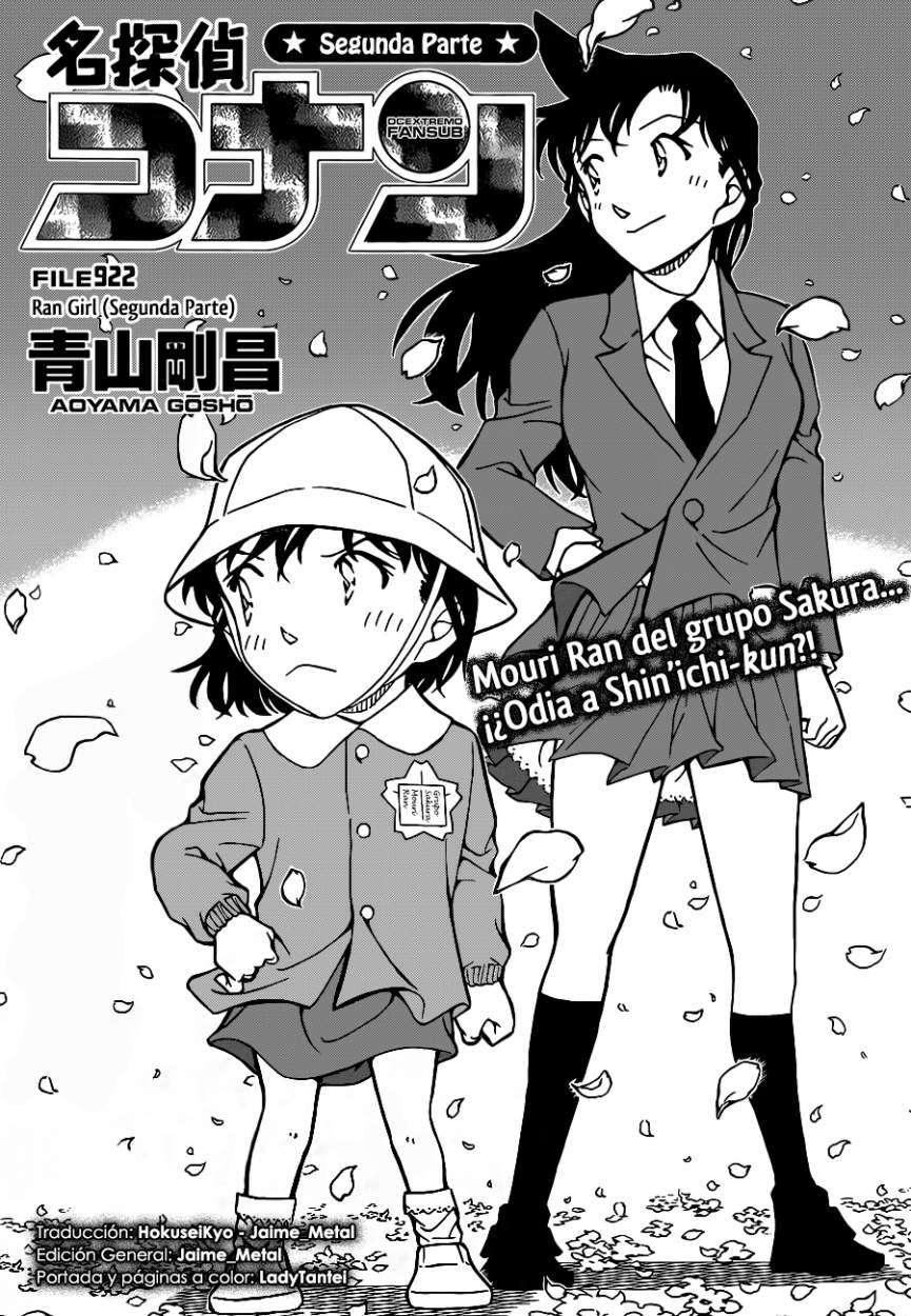 Detective Conan Capitulo 922: Ran Girl (Segunda Parte) página 2