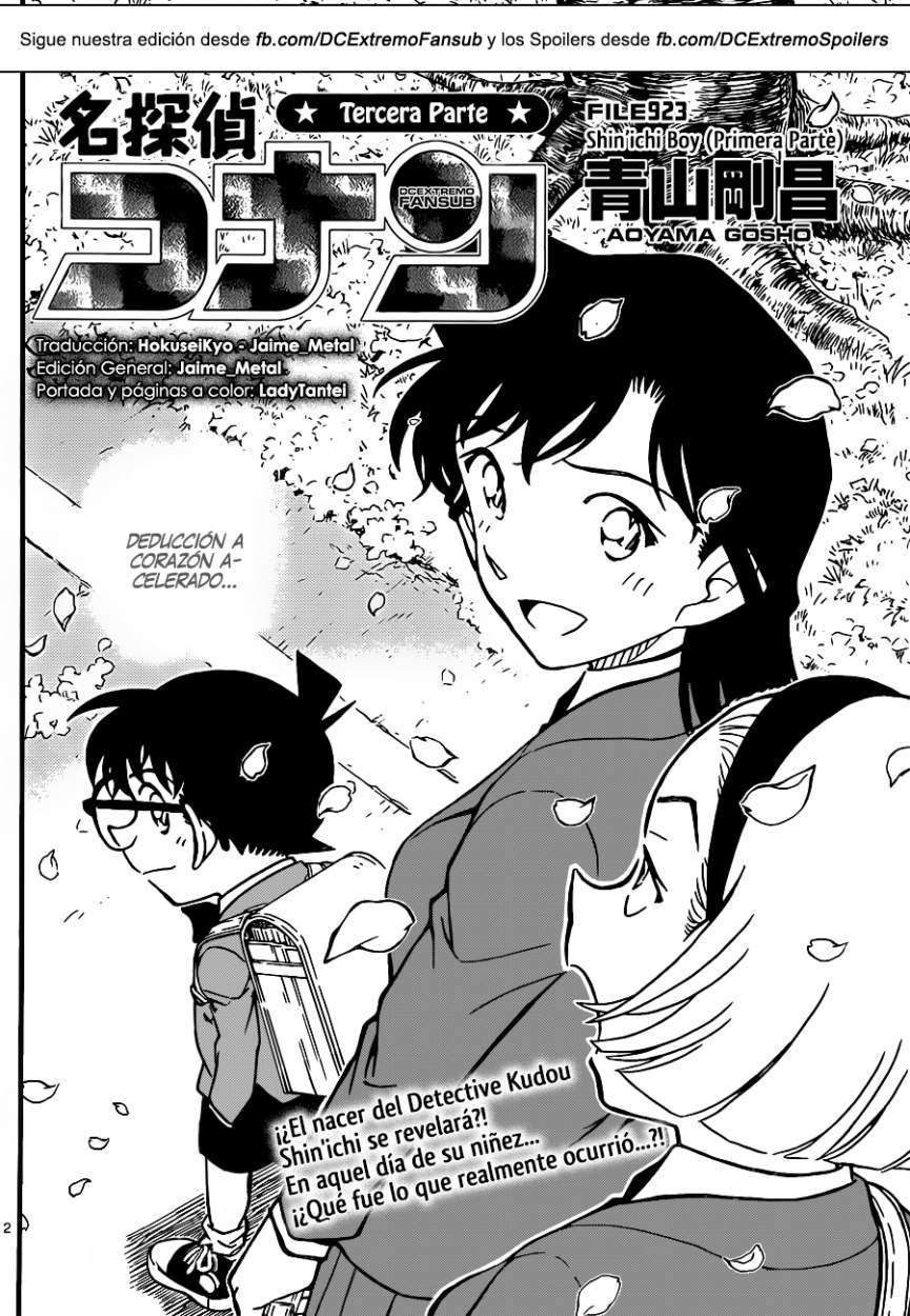Detective Conan Capitulo 923: Shin'ichi Boy (Primera Parte) página 2
