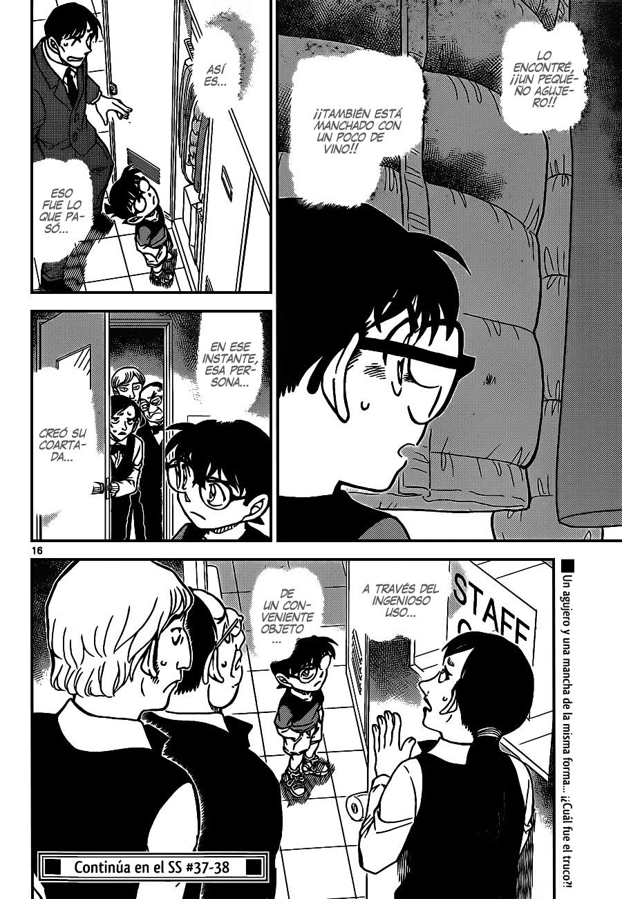 Detective Conan Capitulo 926: ¿Cuál es la coartada de los empleados? página 17