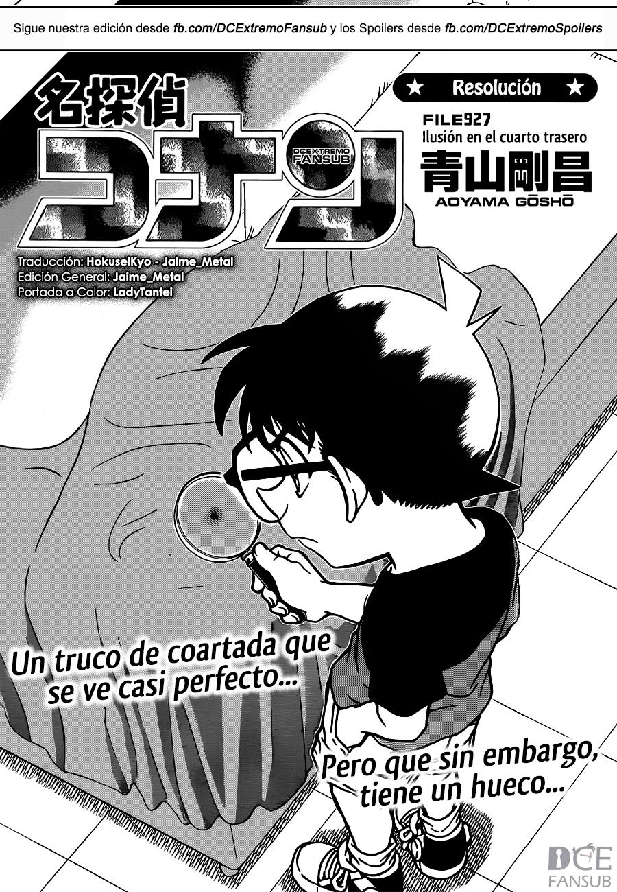 Detective Conan Capitulo 927: Ilusión en el cuarto trasero página 2