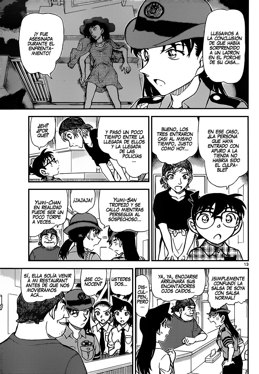 Detective Conan Capitulo 928: Los curiosos clientes del restaurant de Raamen página 14