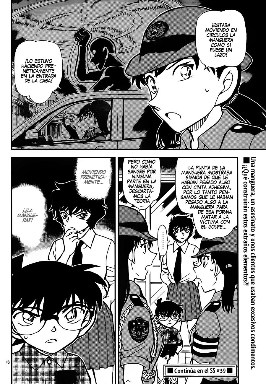 Detective Conan Capitulo 928: Los curiosos clientes del restaurant de Raamen página 17