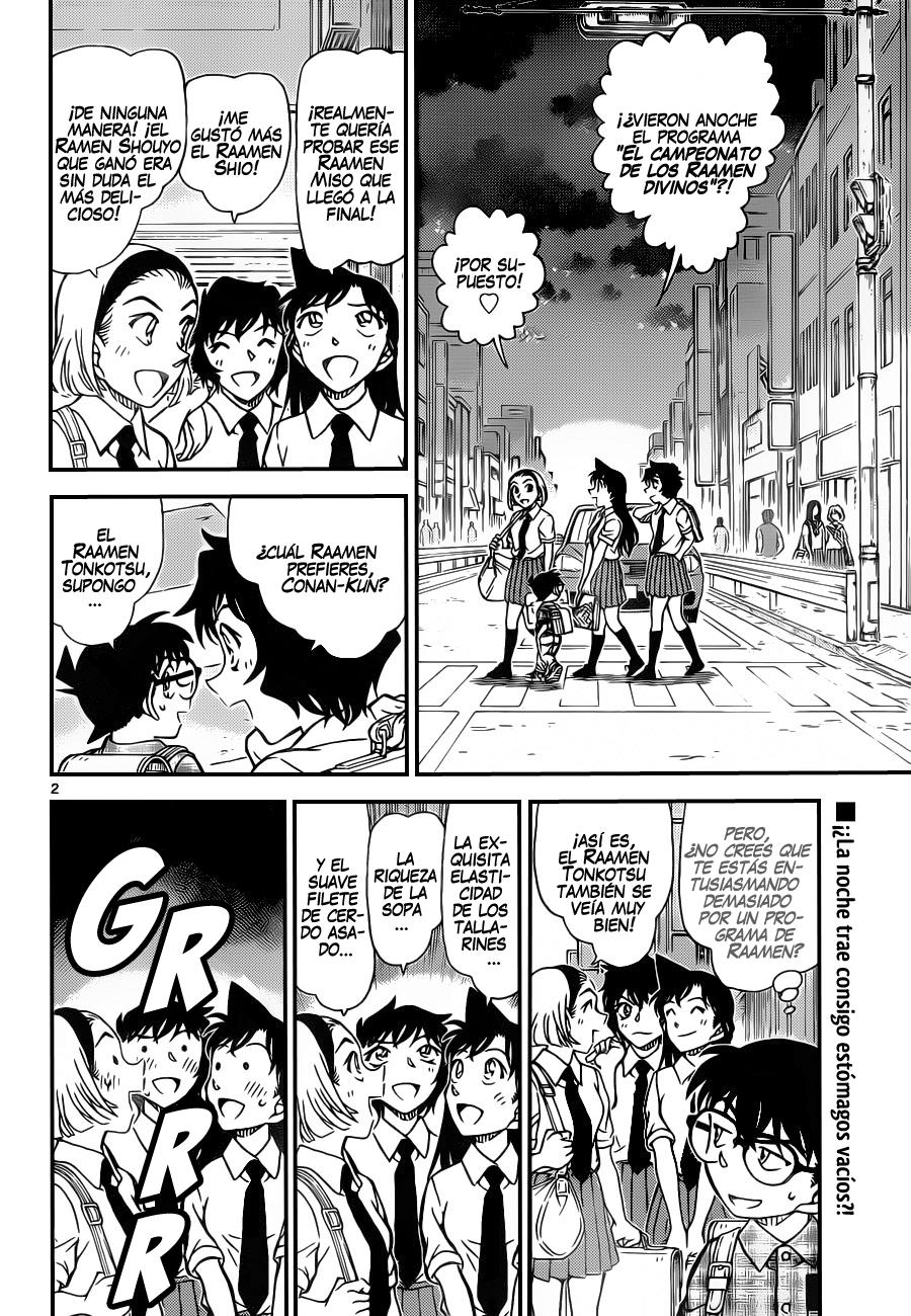 Detective Conan Capitulo 928: Los curiosos clientes del restaurant de Raamen página 3