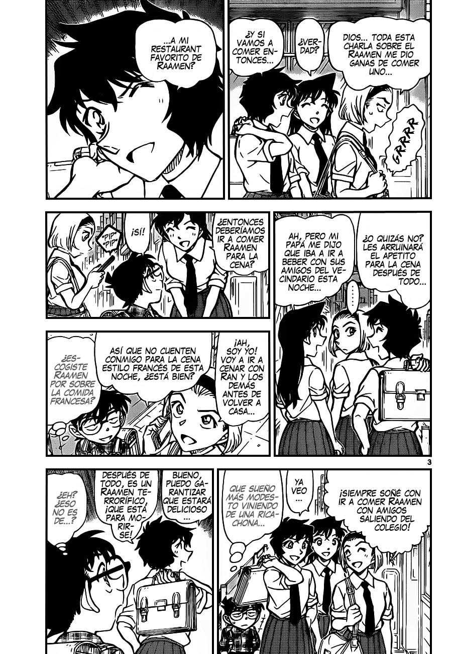 Detective Conan Capitulo 928: Los curiosos clientes del restaurant de Raamen página 4