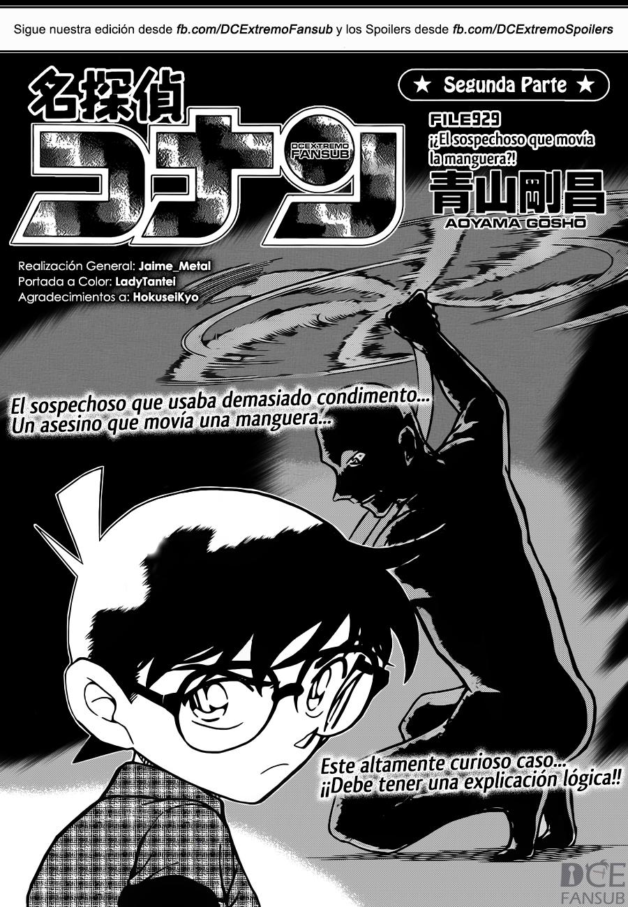 Detective Conan Capitulo 929: ¡¿El sospechoso que movía la manguera?! página 2