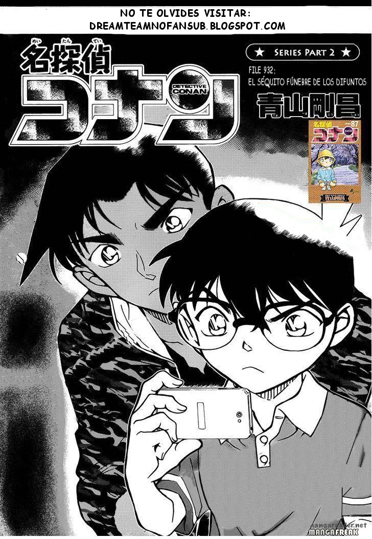 Detective Conan Capitulo 932: El séquito fúnebre de los difuntos página 2