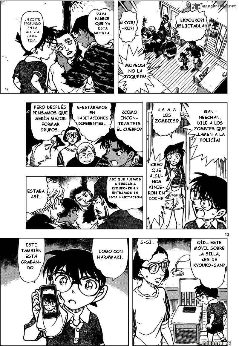 Detective Conan Capitulo 933: Zombies devoradores de hombres página 14