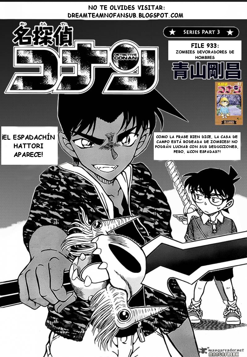 Detective Conan Capitulo 933: Zombies devoradores de hombres página 2