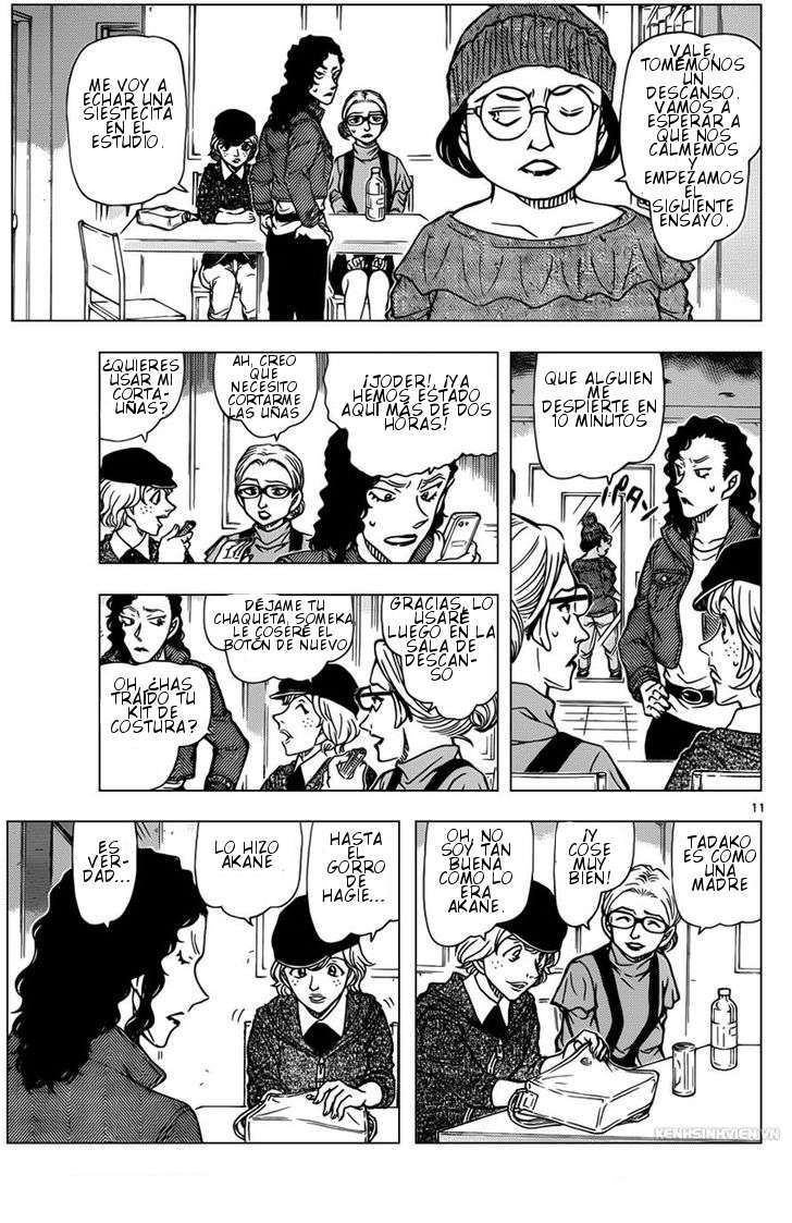 Detective Conan Capitulo 936: Formación de la banda de chicas página 12