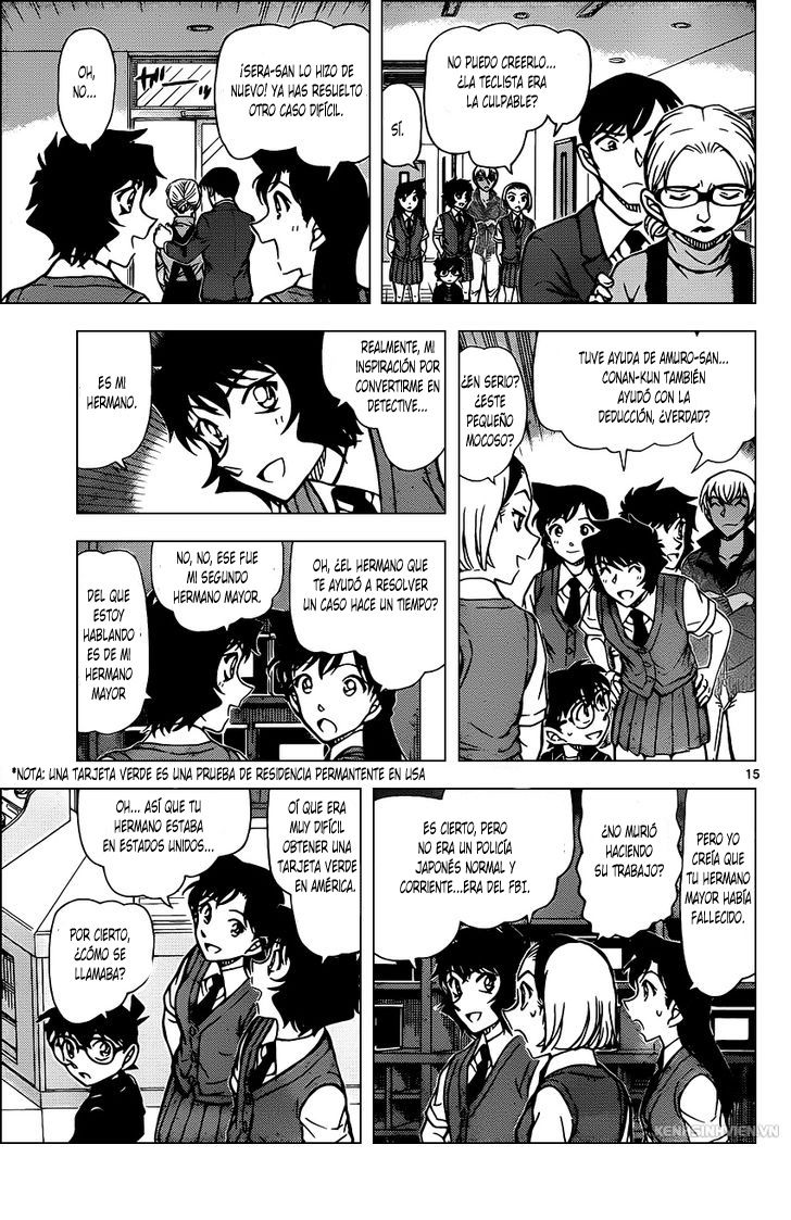 Detective Conan Capitulo 938: Crimen en el punto ciego página 16