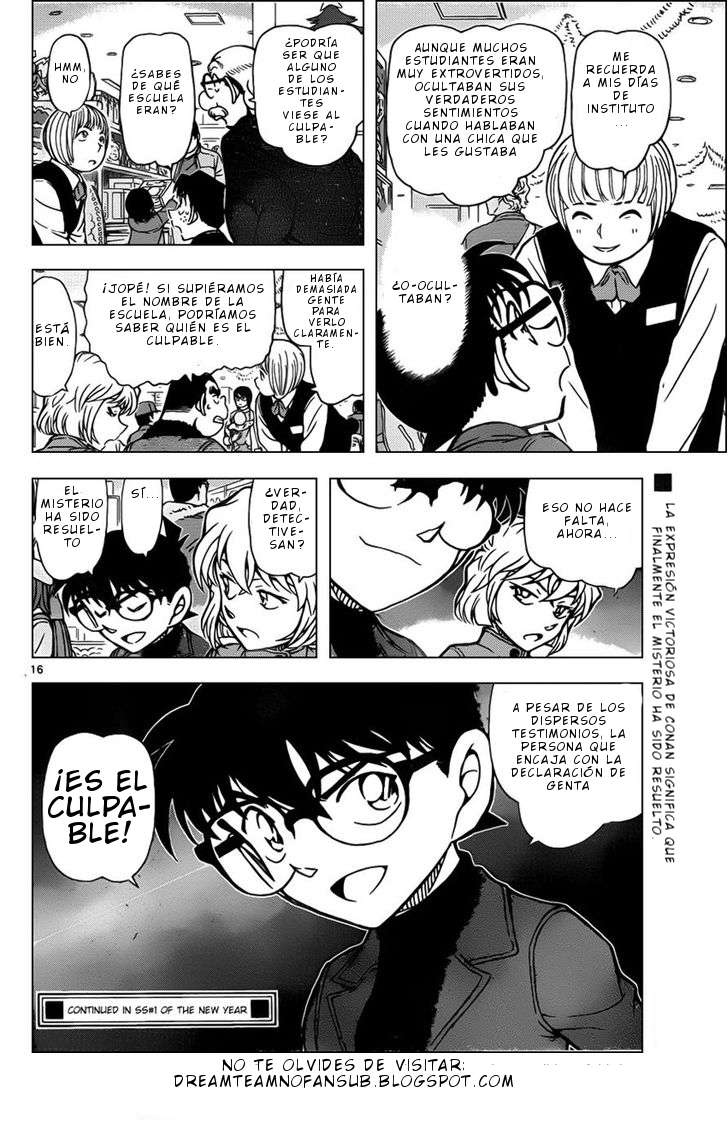 Detective Conan Capitulo 940: Testimonios dispersos página 17